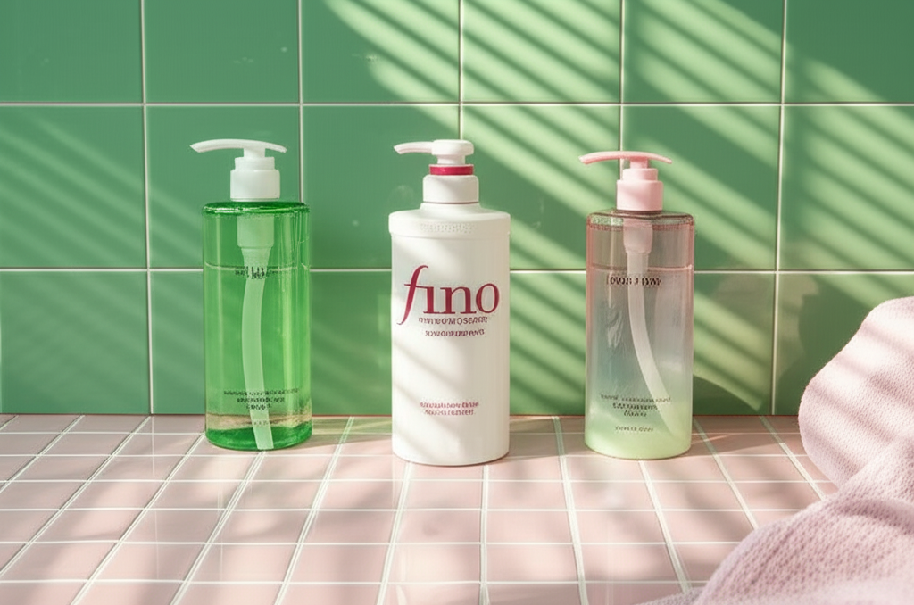 Shampoo Collection Banner - Fino, KIMTRUE Gardenia, KIMTRUE Fig