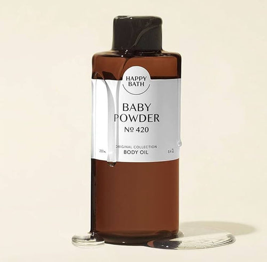 Happybath Baby Powder Body Oil No. 420 Baby Powder  250Ml