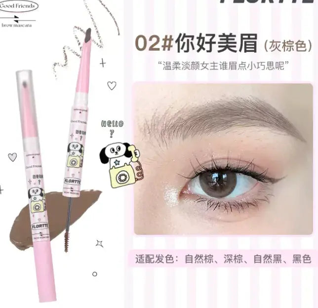 FLORTTE Dual-Ended Blade Eyebrow Pencil & Tint