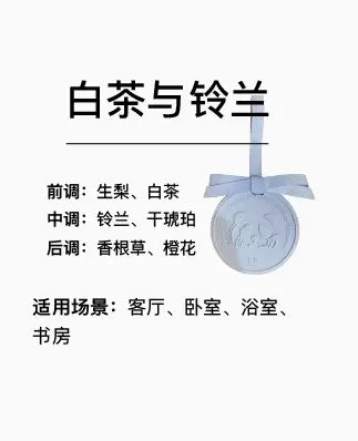 Zhiwu Panda Series Multi-Functional Fragrance Tag