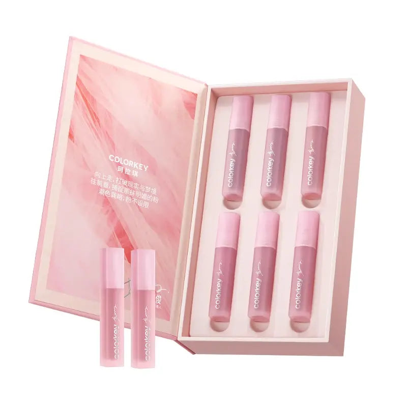 Colorkey Mini Lip Tint Gift Set 1G X 6 Pcs (2024 Pink Diamond)