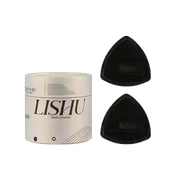 Lishu Black Pineapple Powder Puff (Multi-Use For Dry And Wet) - Pack Of Two