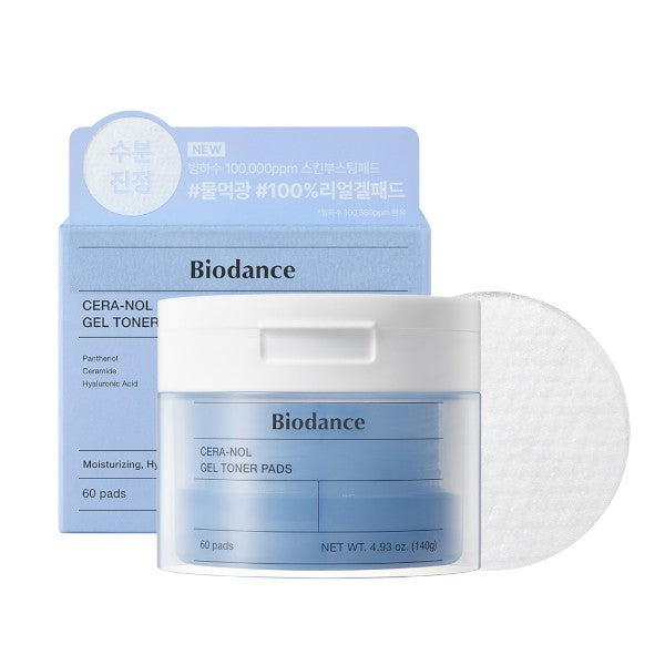 Biodance - Cera-Nol Gel Toner Pads 60Pcs 140G