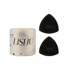 Lishu Black Pineapple Powder Puff (Multi-Use For Dry And Wet) - Pack Of Two