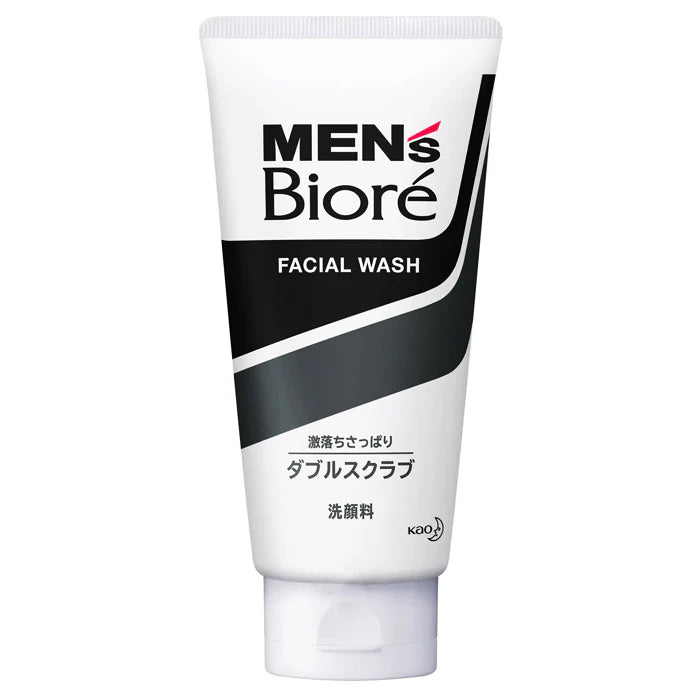 Kao Biore Men'S Face Wash Double Scrub