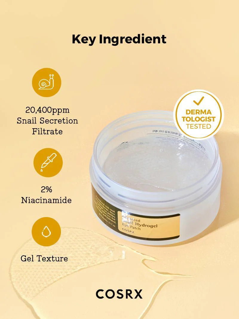 Cosrx Advanced Snail Hydrogel Eye Patch 60Pcs