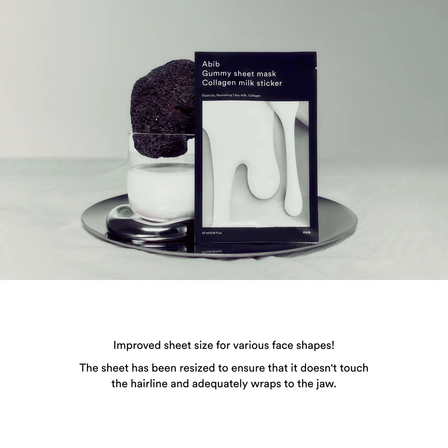 Abib Gummy Sheet Mask Collagen Milk Sticker