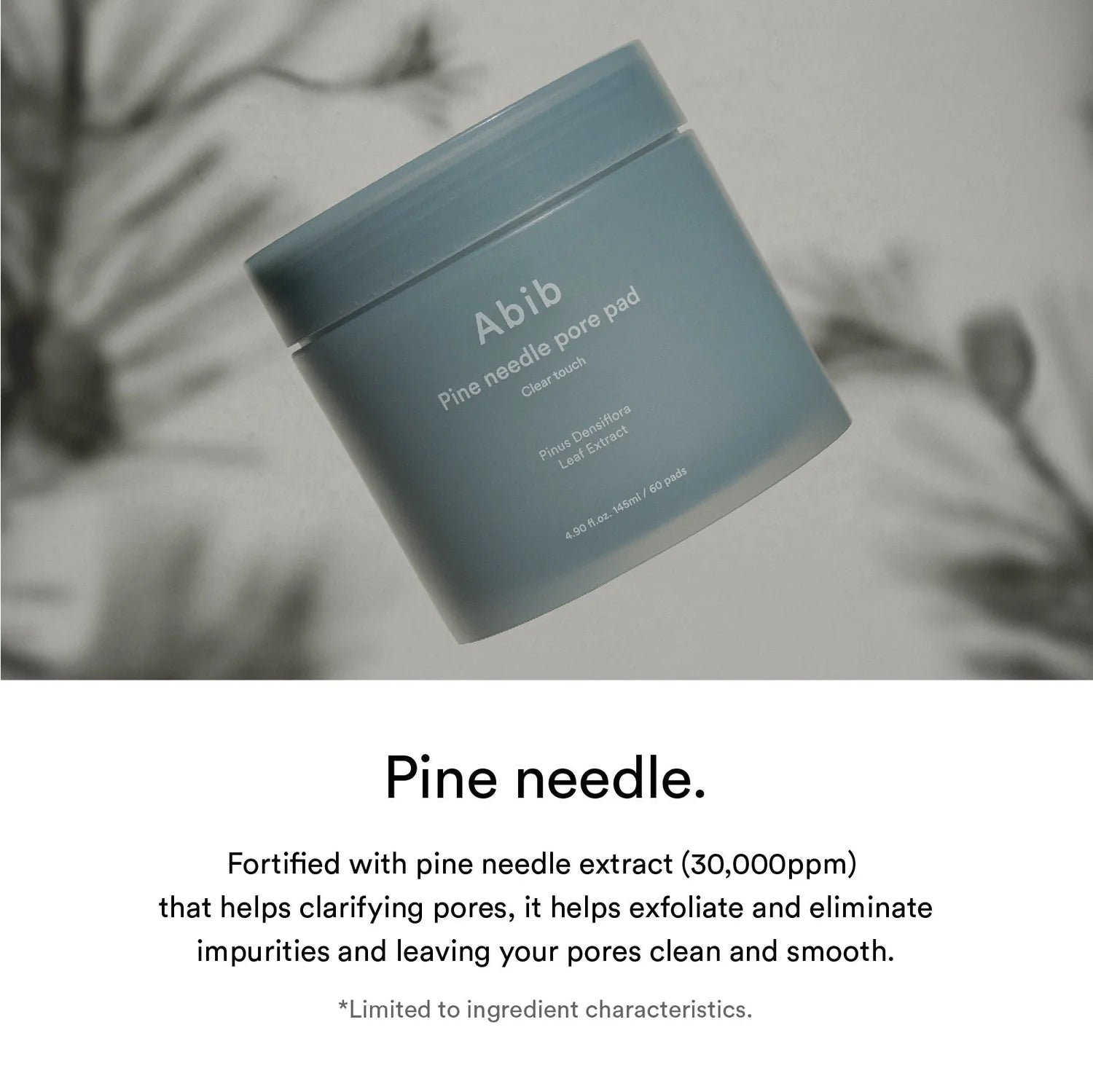 Abib Pine Needle Pore Pad - Clear Touch 60Pcs