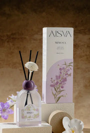 AISVA Plant Essential Oil Reed Diffuser - Floral Whisper - Mimosa